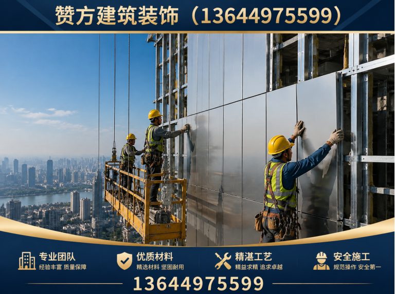 和平区铝单板安装展示图